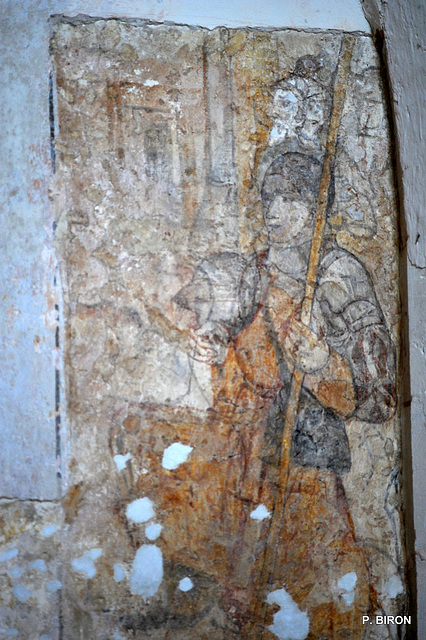 Fresque de l'Eglise Notre-Dame du Mont Harou à Moutiers-au-Perche - Orne - Basse Normandie