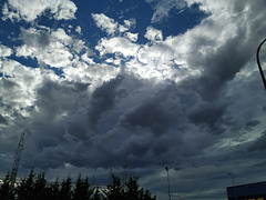 Nubes amenazantes