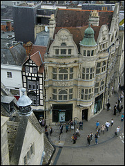 looking down from the Carfax
