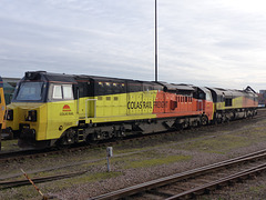 Freight Duo at Eastleigh (1) - 27 January 2015