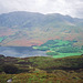Crummock Water from Red Pike across Rannerdale Knots towards Grasmoor (852m) (Scan from May 1990)