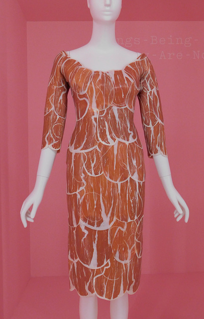Dress by Jeremy Scott in the Metropolitan Museum of Art, August 2019