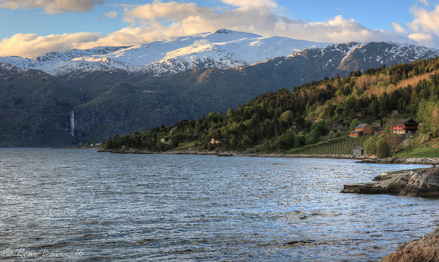 The view from Tveit camping.