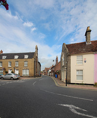 Corner of Earsham Street and Chaucer Street, Bungay, Suffolk