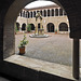 The cloister of Santo Stefano Abbey, Bologna
