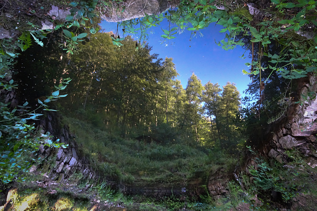 Tümpel mit Ausblick