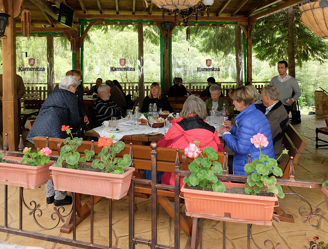 Hinter diesem Zaun gab es Köstliches zu essen - HFF