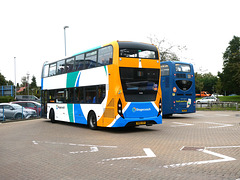 Stagecoach East buses at Addenbrooke's, Cambridge - 18 Oct 2023 (P1160928)