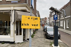 U rijdt zich vast