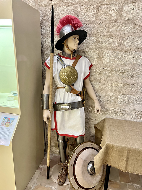 Gubbio 2024 – Palazzo dei Consoli – Roman soldier