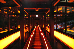 Beleuchtete Treppe zur Kohlenwäsche (Zeche Zollverein 12, Essen-Stoppenberg) / 29.06.2025