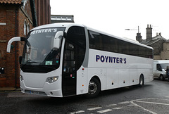 Poynter’s Coaches YN65 XDE in Bury St. Edmunds - 23 Nov 2019 (P1050992)