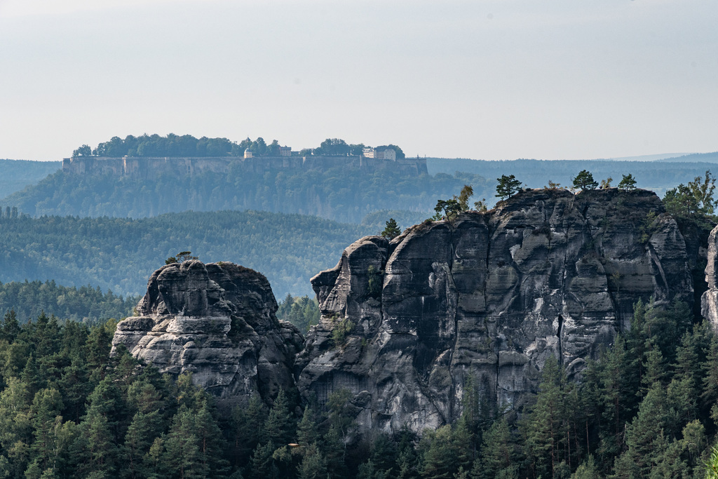 Sandsteinfelsgruppe "Gamrig" bei Rathen, Sächsische Schweiz