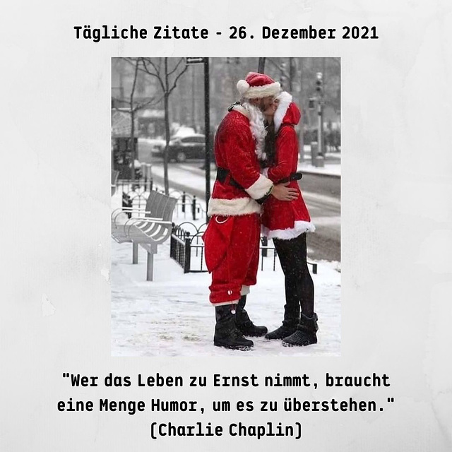 Tägliche Zitate - 26. Dezember 2021