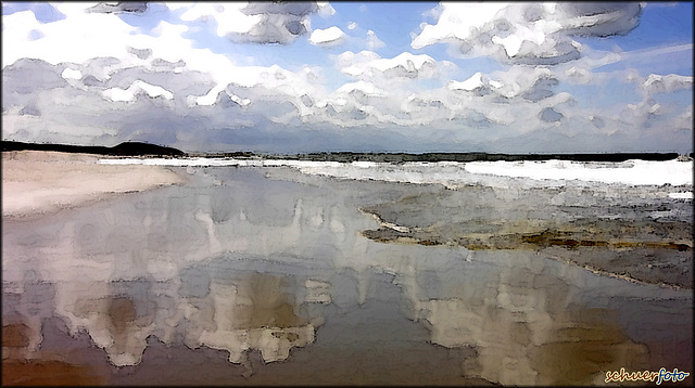 Nordseeaquarell