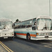 Sanders Coaches GFH 6V and SJI 1619 (RJU 259W) in Sheringham – 7 Aug 1995