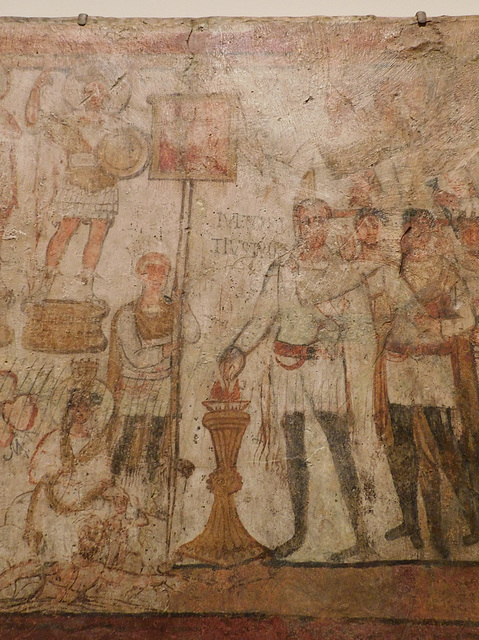 Detail of Julius Terentius Performing a Sacrifice in the Metropolitan Museum of Art, June 2019