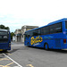Rail Replacement vehicles at Ely Station - 9 Jul 2023 (P1150871)