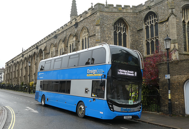 Ensignbus 132 (YX66 WLH) in Bury St. Edmunds - 23 Nov 2019 (P1060044)