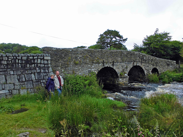 Dartmoor alte Brücke