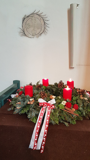 20211212 3. Advent. Adventskranz in der katharinenkirche