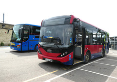 Rail Replacement vehicles at Ely Station - 9 Jul 2023 (P1150869)