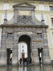 L'entrée du Hradschin.