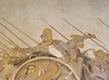 Detail of the Alexander Mosaic in the Naples Archaeological Museum, July 2012