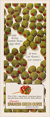 Spanish Green Olives Ad, c1958