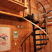 #  3  )  Spiral stairway to second level...Mountain Cabin .....10-2020