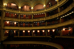 Le théâtre de l'Opéra Comique .