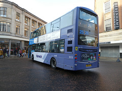 First Eastern Counties 36170 (BD11 CFP) in Norwich - 2 Dec 2022 (P1140257)