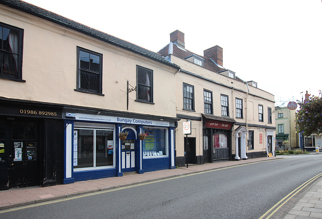 The Three Tuns, Broad Street and Earsham Street, Bungay, Suffolk