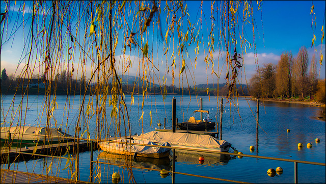 Boote in der Wintersonne - HFF