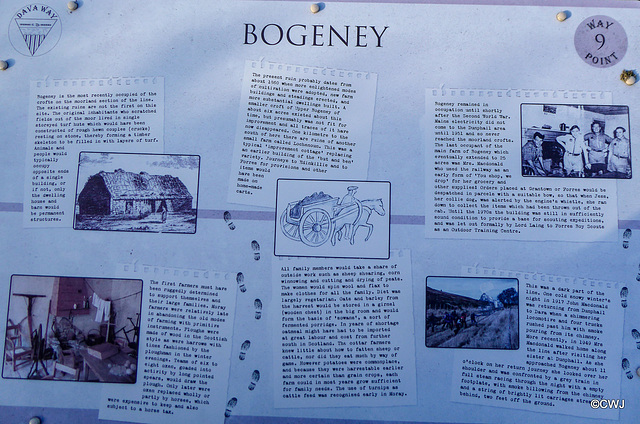 Bogeney Croft signage and history