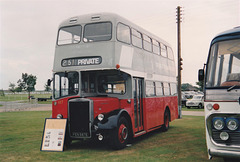 Former Bury Corporation 187 (FEN 587E) at the ETC Rally, Norfolk Showground – 12 Sep 1993 (204-11)