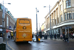 Sanders Coaches YN07 EYX in Norwich - 2 Dec 2022 (P1140266)