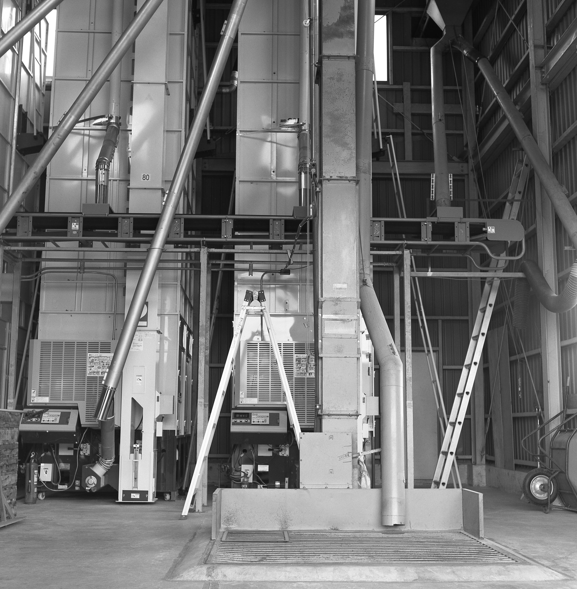 Interior of a rice factory