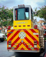 Fire Truck at Safeway