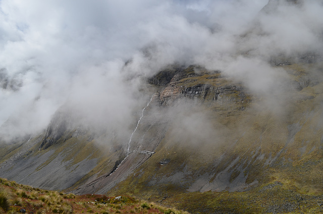 Bolivia, North Yungas Road (New Road), Clouds Around