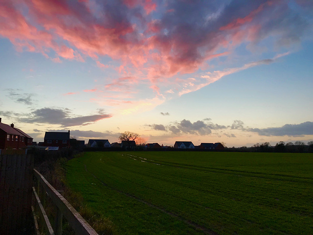 Gnosall sunset