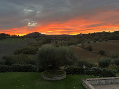 Last glow before night. Last glow before night.