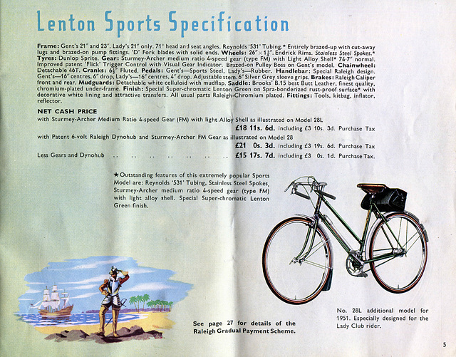 Raleigh Lenton Sports 1951b
