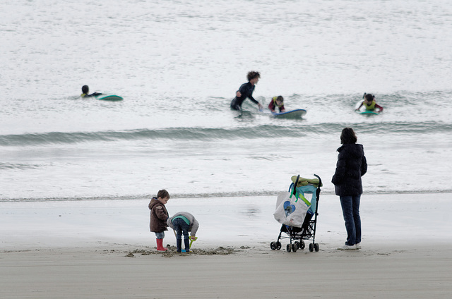 Sur la plage