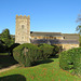 rousham church, oxon (1) tower early c13, most of the church windows are of the 1860 rebuild