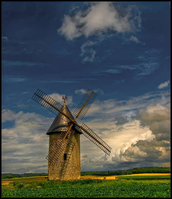 The Vision of Don Quichotte  - Moulin de Largny