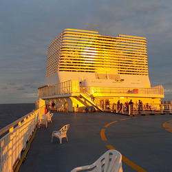 Die goldene Stunde auf der Pont-Aven