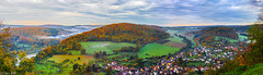 Neckar Valley in Fall Colors - Deep Zoom (240°)