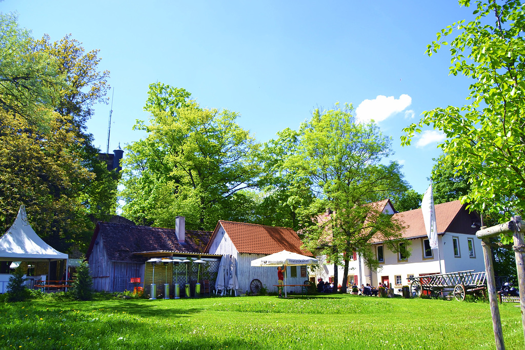 Biergarten auf dem Einkorn bei Schwäbisch Hall