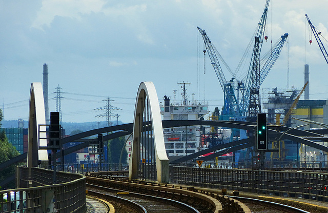 U-Bahn Ausfahrt Hafen